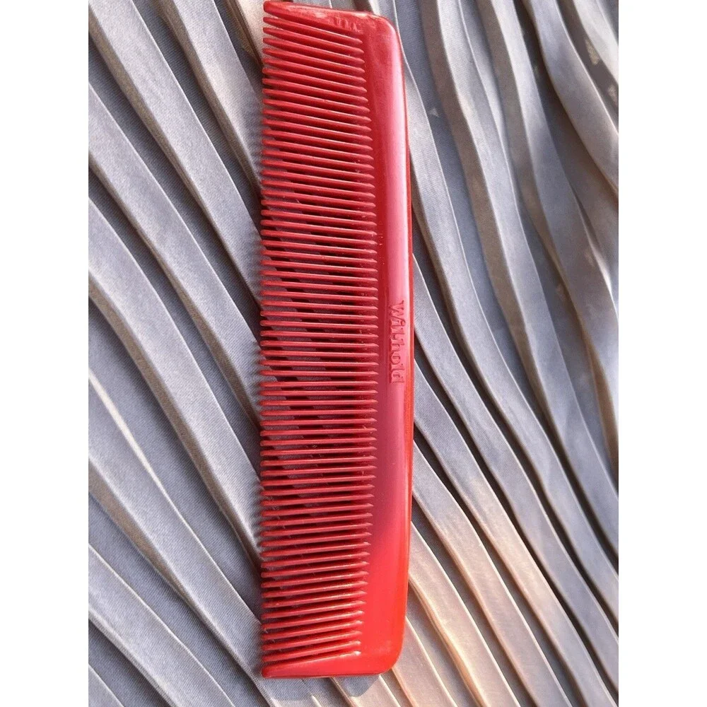 Vintage Wil-Hold Red Barber Comb￼